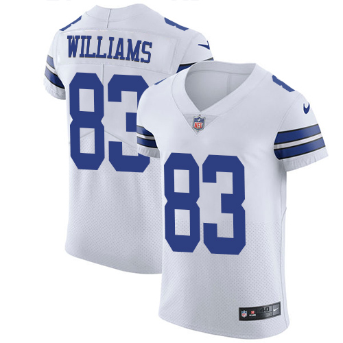 Nike Cowboys #83 Terrance Williams White Men's Stitched NFL Vapor Untouchable Elite Jersey - Click Image to Close
